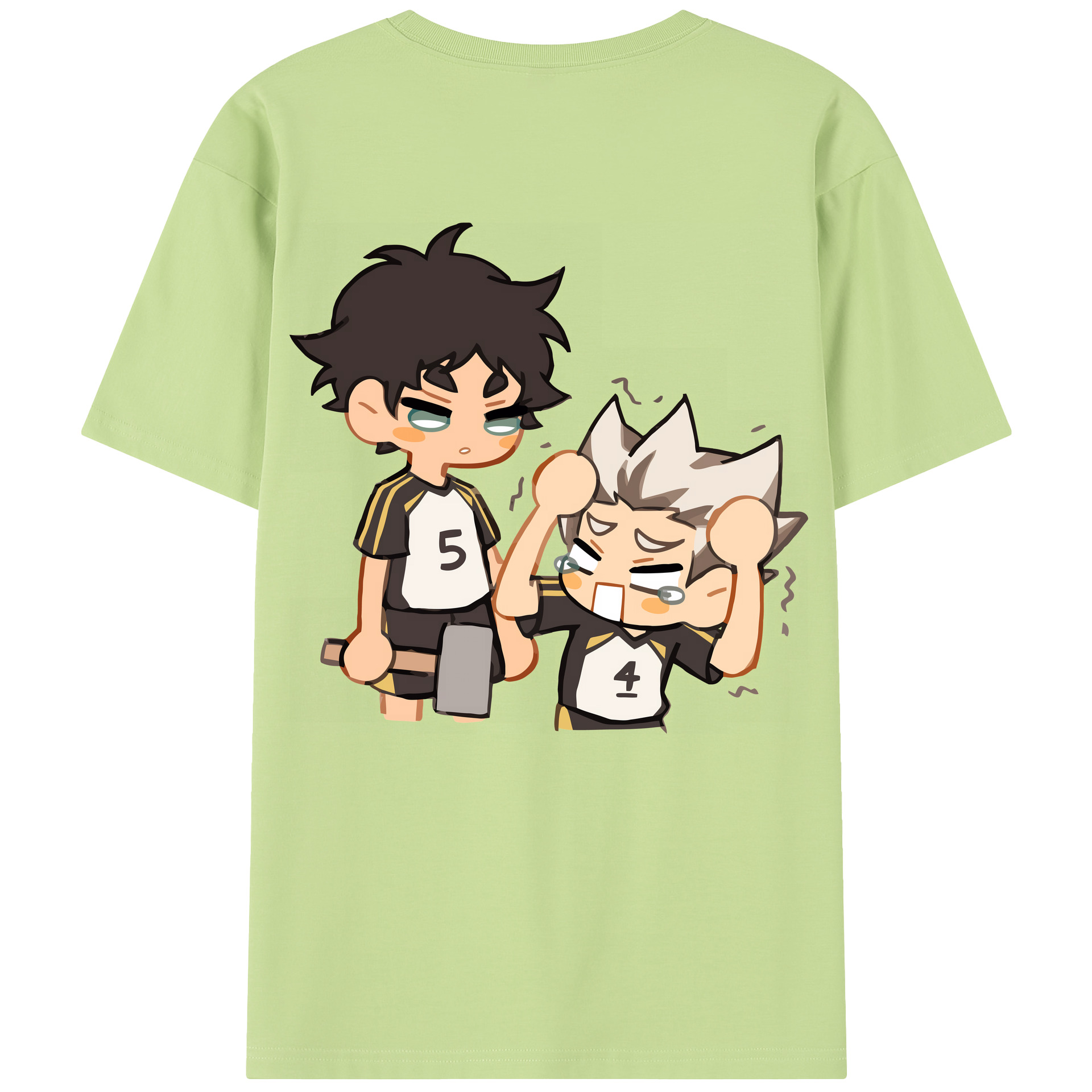 （画像用） ハイキュー!! Haikyu!! 綿100％半袖Tシャツ（背面プリント）
